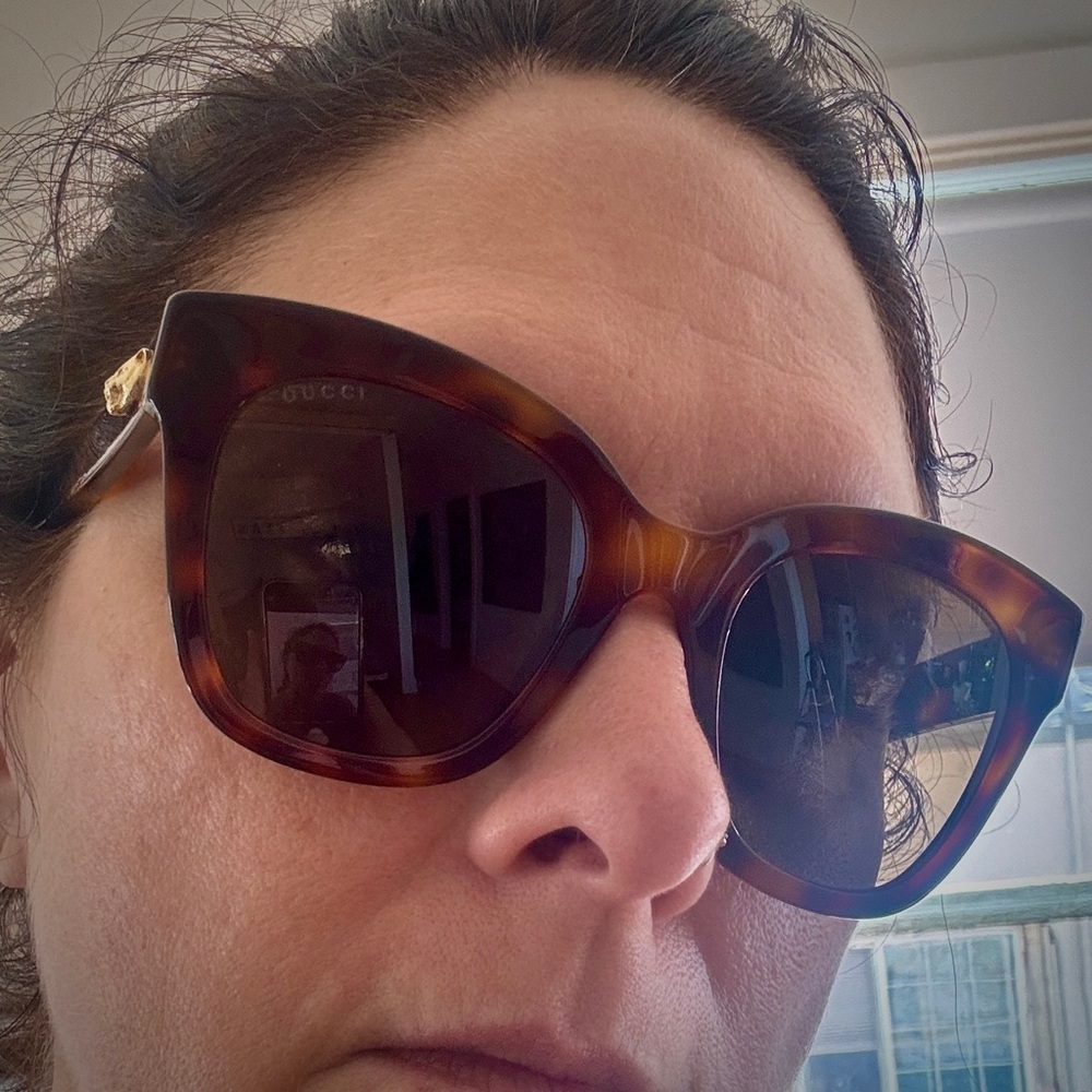 Gucci Tortoiseshell Cat-Eye Sunglasses